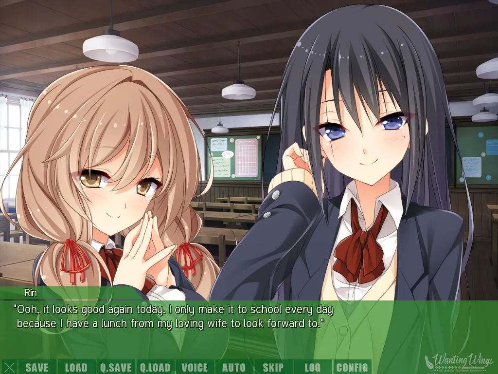 Collection VN Ren'Py Completed Wanting Wings: Her and Her Romance! screenshot 9