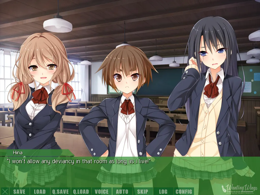 Collection VN Ren'Py Completed Wanting Wings: Her and Her Romance! screenshot 10